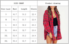 🔥LAST DAY SALE 49% OFF🔥Women's Mineral Washed Button Down Plaid Shirt