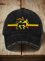 Unisex Reggae Inspired Lion Print Hat