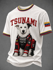 Men's Venezuela Hero Dog Tsunami Patriotic Dog Lover T-Shirt