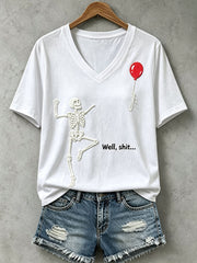 Women's Funny Skull T-Shirt