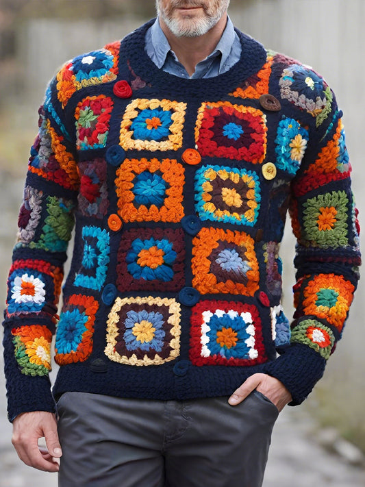 Men's Autumn and Winter Geometric Tops