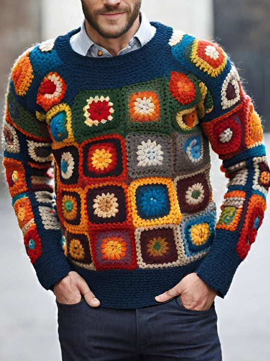 Men's Autumn and Winter Geometric Tops