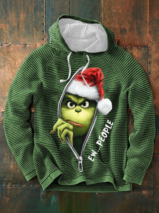 Men's Christmas Print French Terry Hoodie