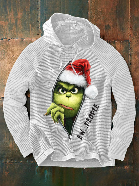 Men's Christmas Print French Terry Hoodie