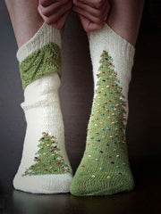 Christmas tree unisex socks
