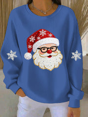 Women's Christmas Print Casual Sweatshirt