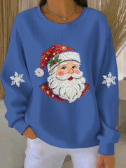 Women's Christmas Print Casual Sweatshirt