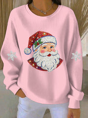 Women's Christmas Print Casual Sweatshirt
