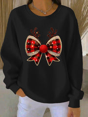 Women's Christmas Print Casual Sweatshirt