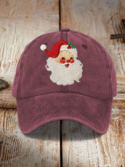 Unisex Santa Print Hat
