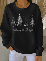 Women's Christmas Print Casual Sweatshirt