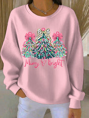 Women's Christmas Print Casual Sweatshirt