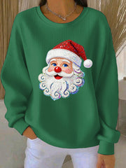 Women's Christmas Print Casual Sweatshirt