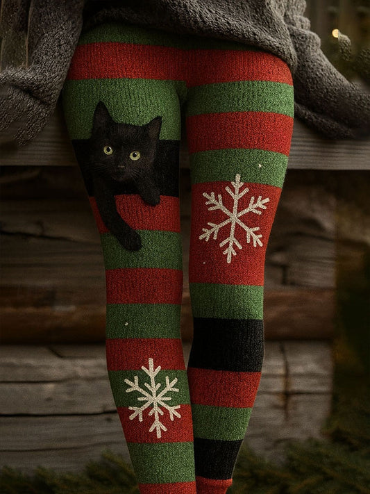 Women's Christmas Print Casual Leggings