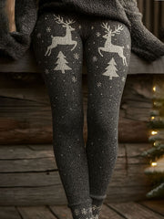 Women's Christmas Print Casual Leggings