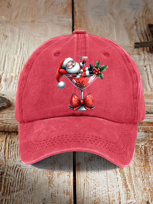 Unisex  Santa Claus Print Hat