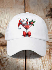 Unisex  Santa Claus Print Hat