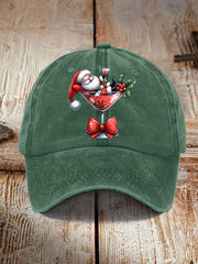 Unisex  Santa Claus Print Hat