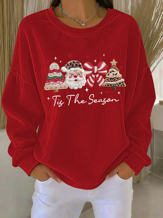 Women's Christmas Print Casual Sweatshirt