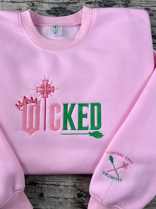 Women's Movie Inspired Embroidered Sweatshirt