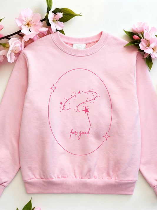 Women's Movie-Inspired For Good Print Sweatshirt