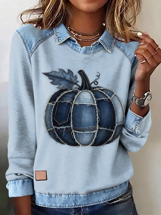 Women's Thanksgiving Print Top