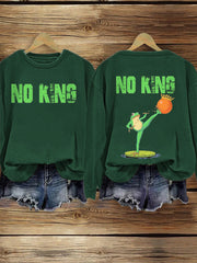 Women's FDT Polish Frog Print Sweatshirt