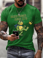 Men's Resist Kings Since 1776 Short-sleeved T-shirt