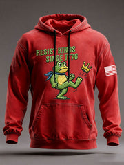 Men's Resist Kings Since 1776 Oversized Drop-Shoulder Hoodie With Pockets