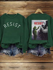 Women's FDT Polish Frog Print Sweatshirt