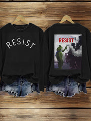 Women's FDT Polish Frog Print Sweatshirt