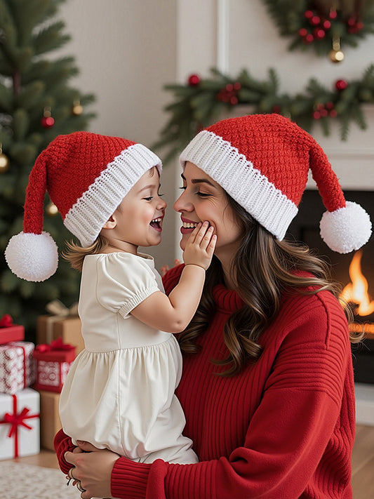 Unisex Knitted Christmas Hat