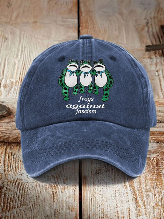 Unisex Resist Frogs Against Fascism Hat