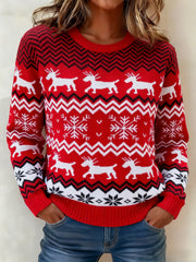 Women's Christmas Casual Knitted Sweater