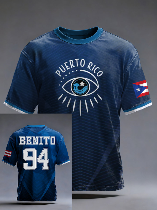 Men's Puerto Rico Benito Bad Bunny short sleeves t-shirt