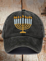Unisex Happy Hanukkah Print Hat