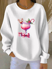 Women's Christmas Print Casual Sweatshirt