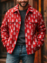 Men's Merry Christmas Casual Comfortable Long Sleeve Outerwear