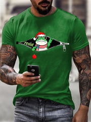 Men's Merry Resistmas Resist Frog short-sleeved T-shirt