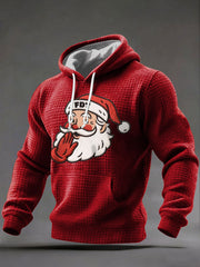 Men's Christmas FDT Print Casual Hoodie