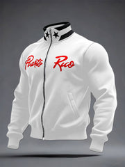 Men's Puerto Rico Proud Printed Coat