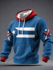 Men's Puerto Rico Art Printed Hoodie