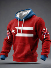 Men's Puerto Rico Art Printed Hoodie