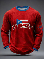 Men's Puerto Rico Printed Waffle Tops