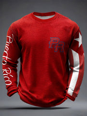 Men's Puerto Rico Printed Waffle Tops