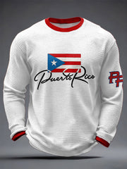 Men's Puerto Rico Printed Waffle Tops