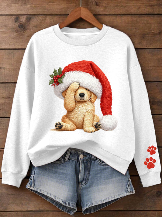 Women's Christmas Print Sweatshirt