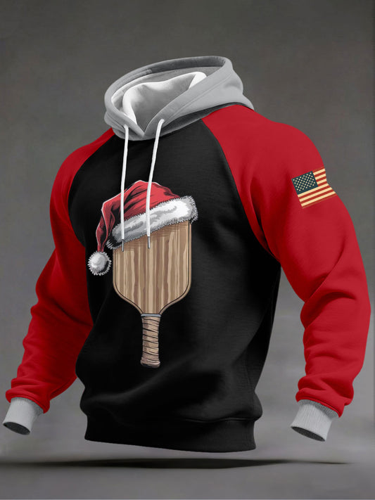 Men's Christmas Pickleball Hoodies