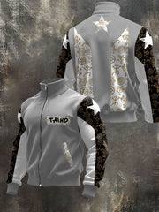 Men's Puerto Rico Taino Proud Art Printed Coat