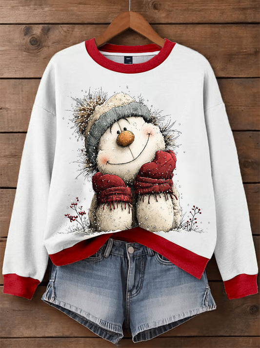 Women's Christmas Print Casual Sweatshirt